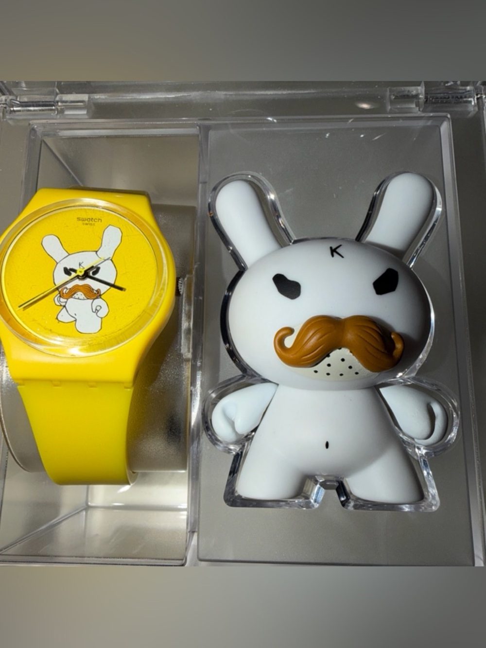 NEW Swatch Watch SKI INSTRUCTOR Dunny Kidrobot GJ130 2011 34mm Frank Kozik
